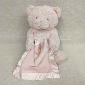 Gund Baby My First Teddy Bear Peek A Boo Animated Baby Stuffed Animal Pink lovey